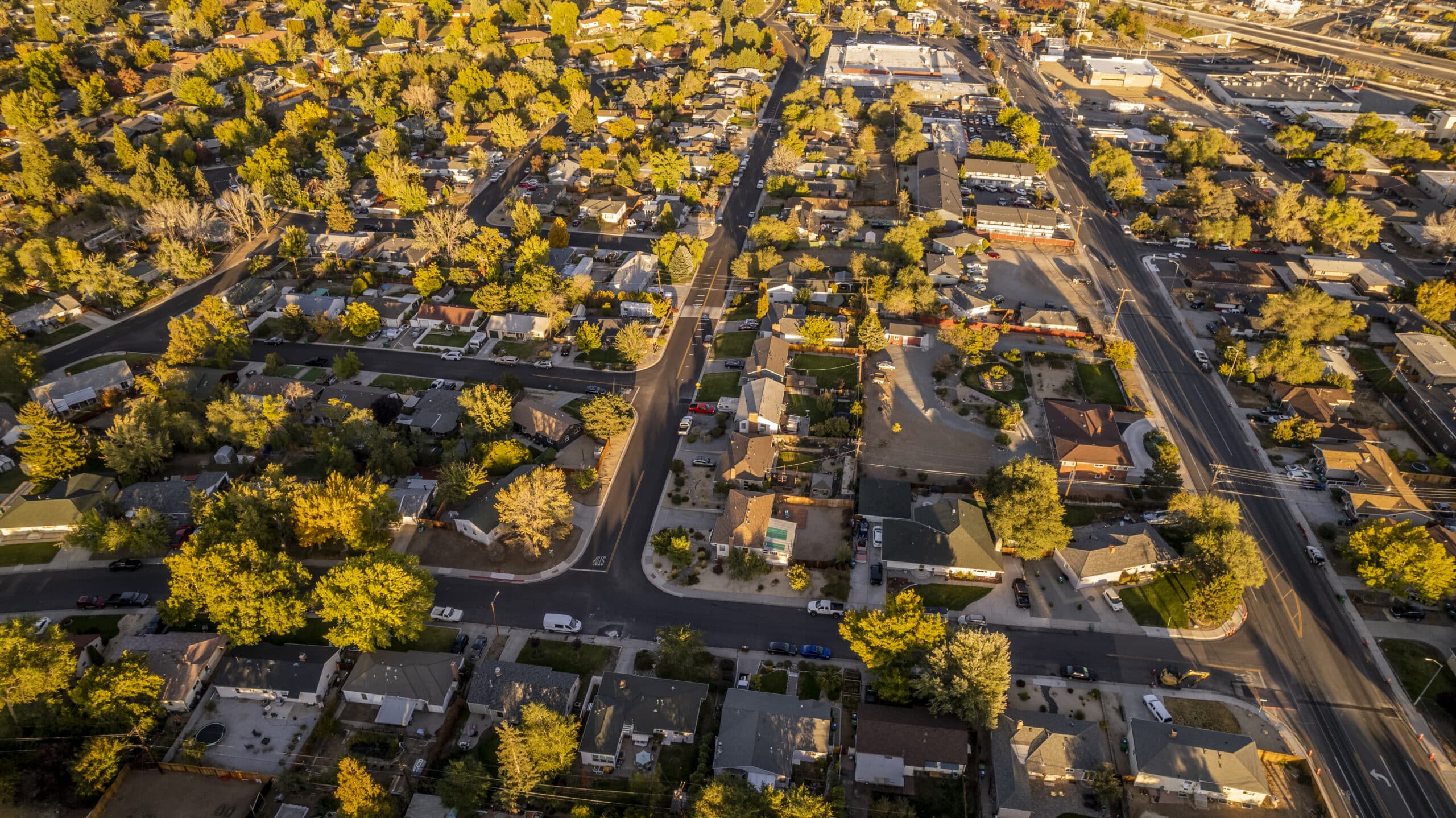 Reno Nevada Neighborhood Aerials